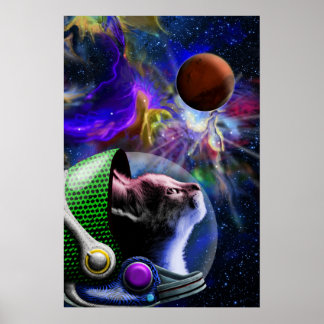 Rymden Cart Art med Planets Nebula Poster
