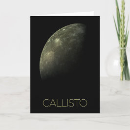 Rymden, Cosmos, Solar System, Måne Callisto Kort