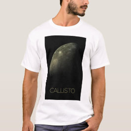 Rymden, Cosmos, Solar System, Måne Callisto T Shirt