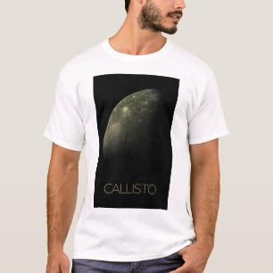 Rymden, Cosmos, Solar System, Måne Callisto T Shirt