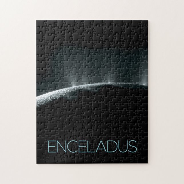Rymden, Cosmos, Solar System, Måne Enceladus Pussel (Vertikal)