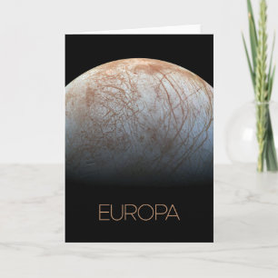 Rymden, Cosmos, Solar System, Måne Europa Kort