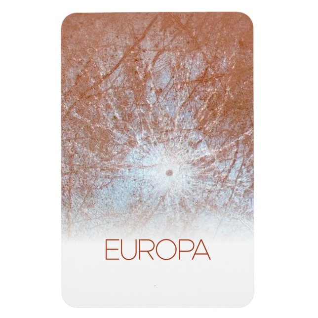 Rymden, Cosmos, Solar System, Måne Europa Magnet (Vertikal)
