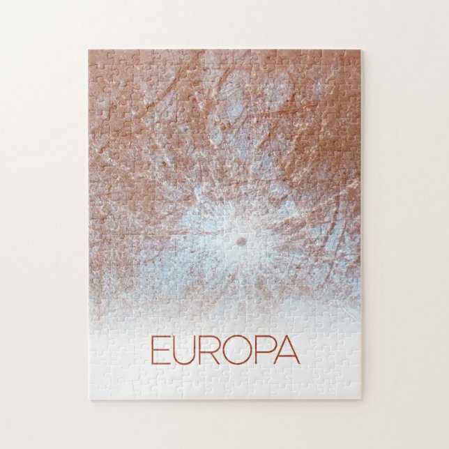 Rymden, Cosmos, Solar System, Måne Europa Pussel (Vertikal)