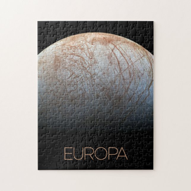 Rymden, Cosmos, Solar System, Måne Europa Pussel (Vertikal)