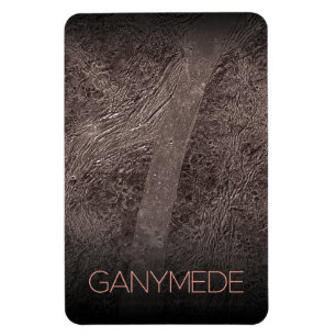 Rymden, Cosmos, Solar System, Måne Ganymede Magnet