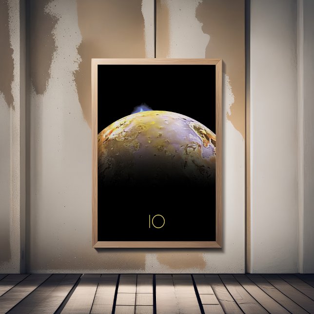 Rymden, Cosmos, Solar System, Måne IO Fototryck (Skapare uppladdad)