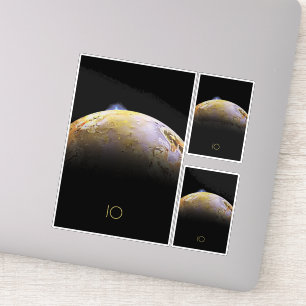 Rymden, Cosmos, Solar System, Måne IO Klistermärken
