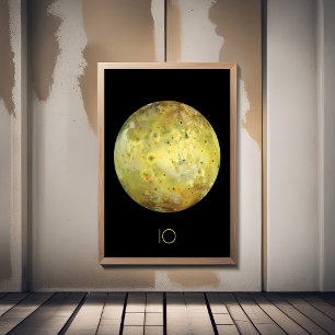 Rymden, Cosmos, Solar System, Måne IO Poster