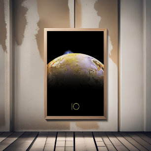 Rymden, Cosmos, Solar System, Måne IO Poster