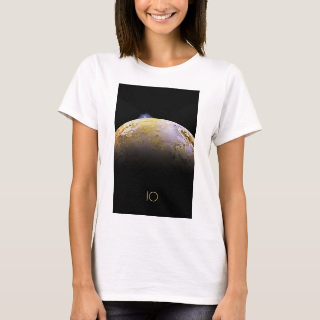 Rymden, Cosmos, Solar System, Måne IO T Shirt (Framsida)