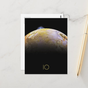 Rymden, Cosmos, Solar System, Måne IO Vykort