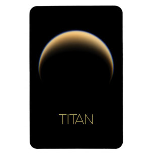 Rymden, Cosmos, Solar System, Måne Titan Magnet