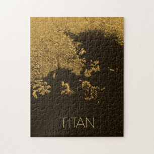 Rymden, Cosmos, Solar System, Måne Titan Pussel