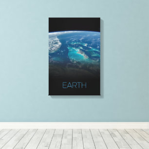 Rymden, Cosmos, Solar System, Planet Earth Canvastryck