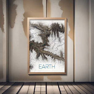 Rymden, Cosmos, Solar System, Planet Earth Fototryck