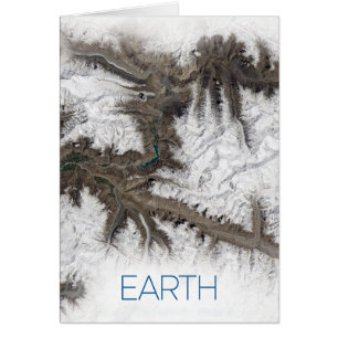 Rymden, Cosmos, Solar System, Planet Earth Hälsningskort