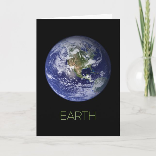 Rymden, Cosmos, Solar System, Planet Earth Kort (Framsida)