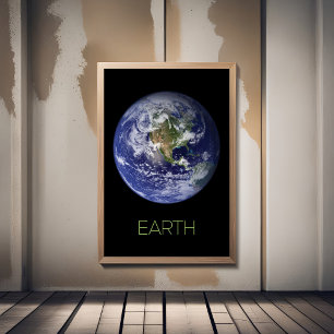 Rymden, Cosmos, Solar System, Planet Earth Poster