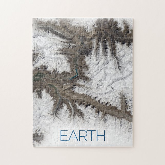 Rymden, Cosmos, Solar System, Planet Earth Pussel (Vertikal)