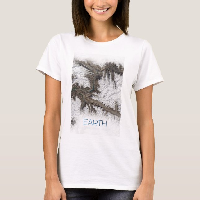 Rymden, Cosmos, Solar System, Planet Earth T Shirt (Framsida)