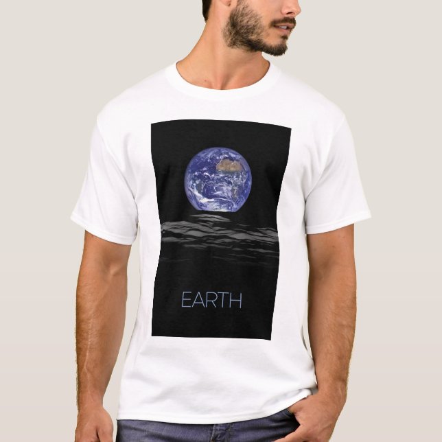Rymden, Cosmos, Solar System, Planet Earth T Shirt (Framsida)
