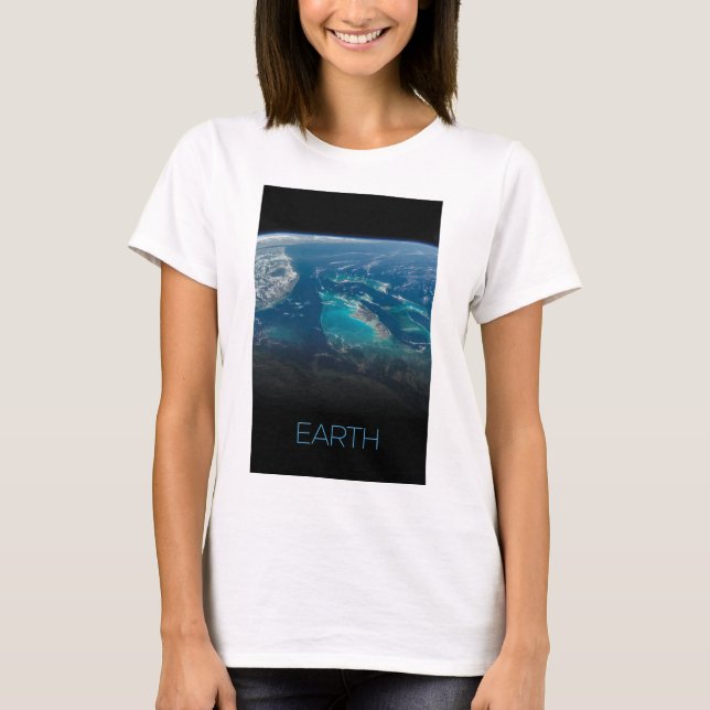 Rymden, Cosmos, Solar System, Planet Earth T Shirt (Framsida)