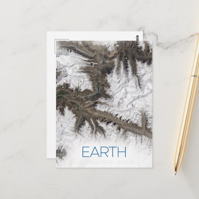 Rymden, Cosmos, Solar System, Planet Earth Vykort (Fram/Back In Situ)