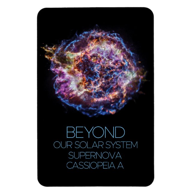 Rymden, Cosmos, Supernova Cassiopeia A Magnet (Vertikal)
