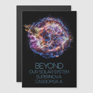 Rymden, Cosmos, Supernova Cassiopeia A Magnetisk Inbjudningskort