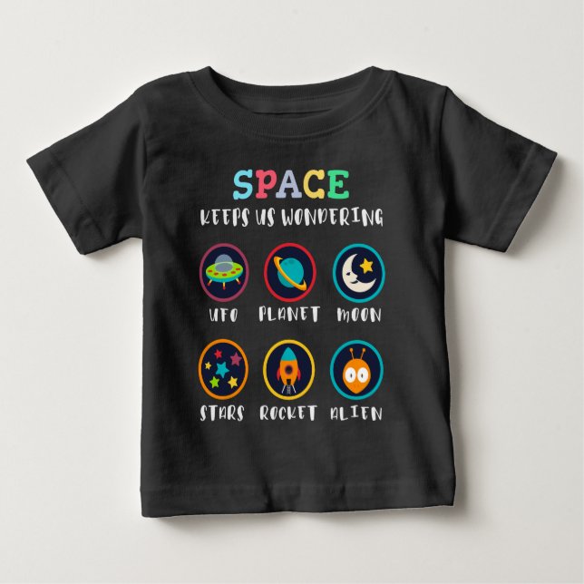 Rymden får oss att undra t shirt (Framsida)