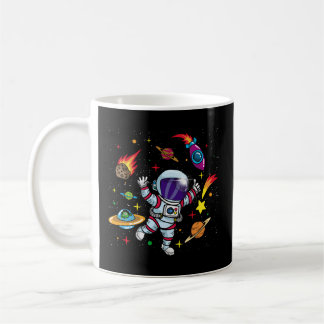Rymden för Sci Fi Kids-astronaut Kaffemugg