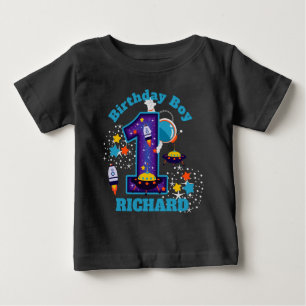 Rymden första födelsedagen Galaxy T Shirt