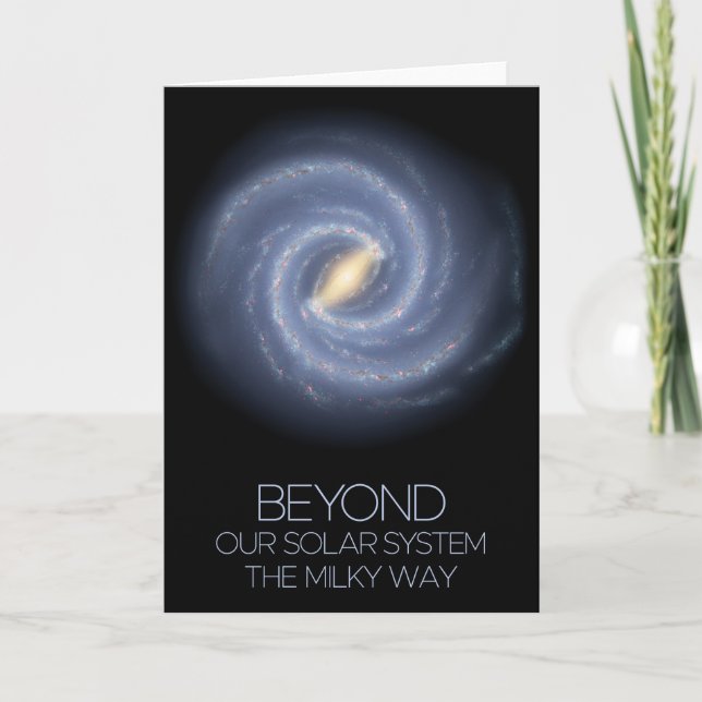 Rymden, Galaxy, Milky Way, Cosmos, Universe Kort (Framsida)