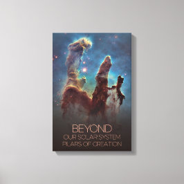 Rymden, Galaxy, Mjölkaktig väg, skapelaterade pilo Canvastryck