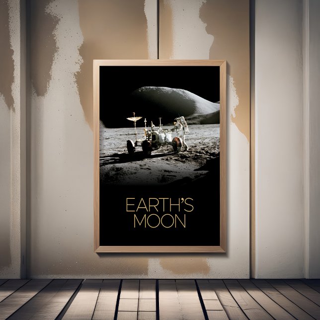 Rymden, Galaxy, Solar System, Jordens Måne Fototryck (Skapare uppladdad)