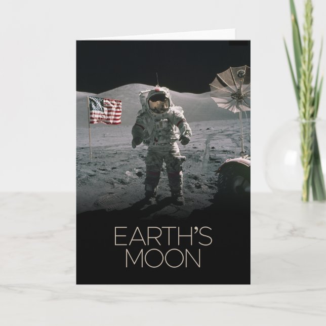 Rymden, Galaxy, Solar System, Jordens Måne Kort (Framsida)