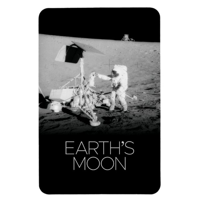 Rymden, Galaxy, Solar System, Jordens Måne Magnet (Vertikal)