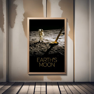 Rymden, Galaxy, Solar System, Jordens Måne Poster