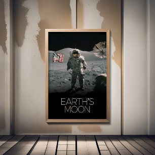 Rymden, Galaxy, Solar System, Jordens Måne Poster