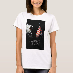 Rymden, Galaxy, Solar System, Jordens Måne T Shirt