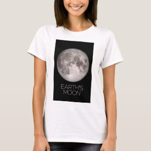 Rymden, Galaxy, Solar System, Jordens Måne T Shirt