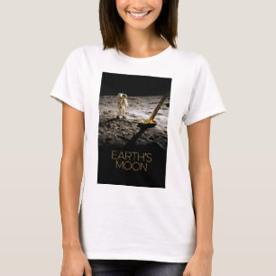 Rymden, Galaxy, Solar System, Jordens Måne T Shirt