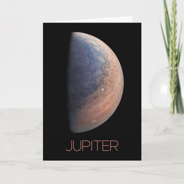Rymden, Galaxy, Solar System, Planet Jupiter Kort (Framsida)