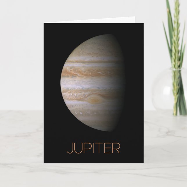 Rymden, Galaxy, Solar System, Planet Jupiter Kort (Framsida)