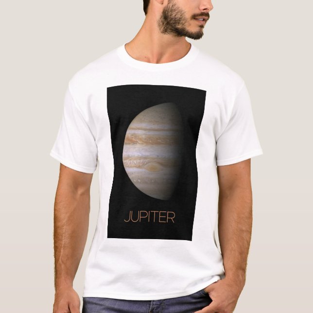 Rymden, Galaxy, Solar System, Planet Jupiter T Shirt (Framsida)