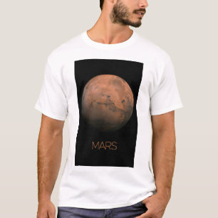 Rymden, Galaxy, Solar System, Planet Mars T Shirt
