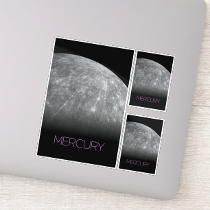 Rymden, Galaxy, Solar System, Planet Mercury Klistermärken