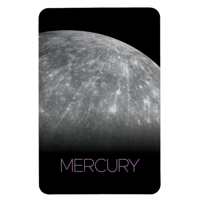 Rymden, Galaxy, Solar System, Planet Mercury Magnet (Vertikal)