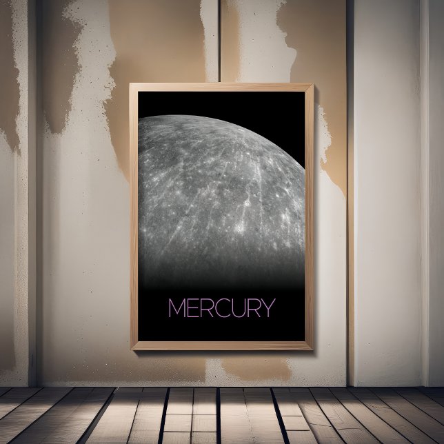 Rymden, Galaxy, Solar System, Planet Mercury Poster (Skapare uppladdad)